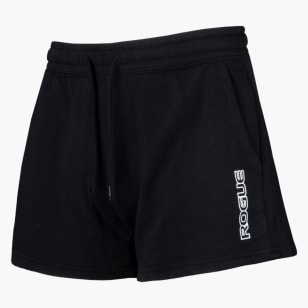 Black sweatshorts top womens